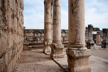 Image showing Churches and ruins in Capernaum