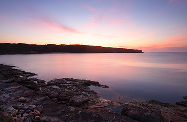 Image showing Sunrise Botany Bay Australia