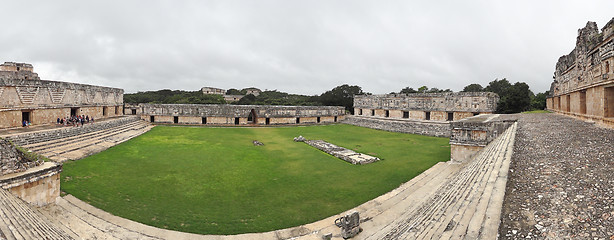 Image showing mayan temple in Uxmal