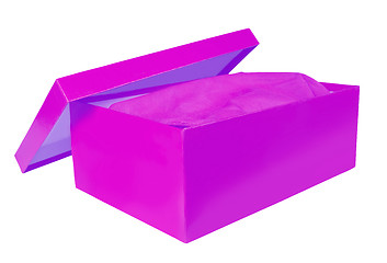 Image showing shoebox on white background 