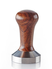 Image showing Ground coffee tamper