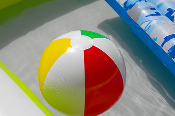 Image showing Ball in the water