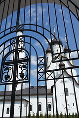 Image showing church fence