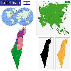 Image showing Israel map