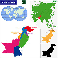 Image showing Pakistan map