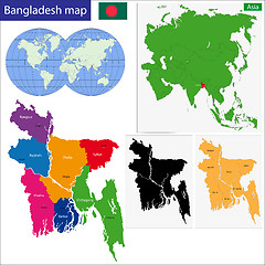 Image showing Bangladesh map