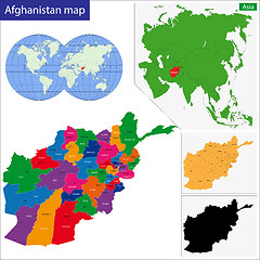Image showing Afghanistan map