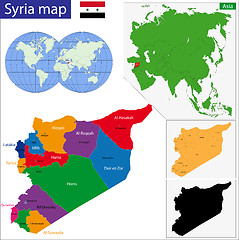 Image showing Syria map