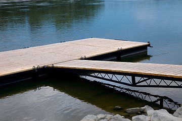 Image showing Wooden Pier