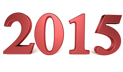 Image showing New year 2015