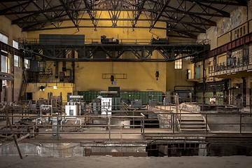 Image showing Electricity distribution hall in metal industry