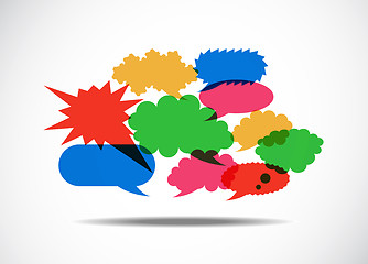 Image showing Talk Balloon Abstract