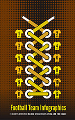 Image showing Shoelace as a football or soccer infographic