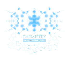 Image showing Molecule illustration