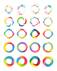 Image showing Color circle set