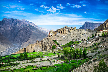 Image showing Dhankar Gompa. India. Spiti Valley