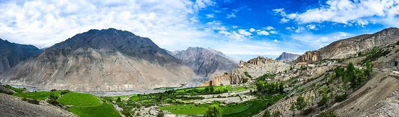 Image showing Dhankar Gompa. India. Spiti Valley