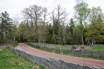 Image showing Oldtime gravel road