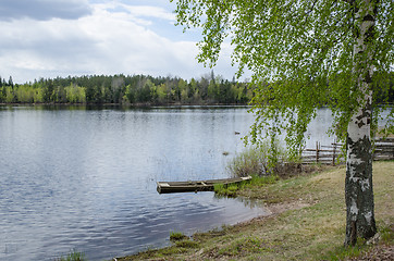 Image showing Serene lake view