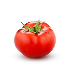 Image showing red tomato isolated on white