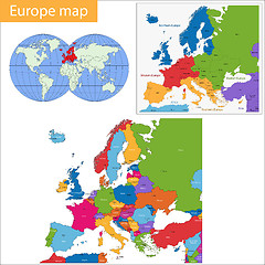 Image showing Europe map