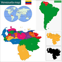 Image showing Venezuela map