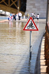 Image showing Flooded street