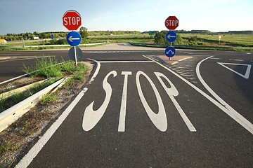 Image showing Stop sign