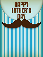 Image showing Happy Father Day Mustache Love