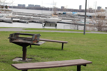 Image showing Barbecue for Picnicking in Urban Parks