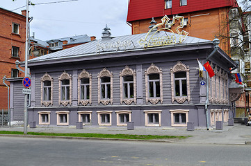 Image showing House of merchants Chiralov. Architectural monument Tyumen.