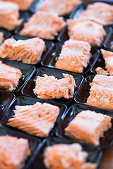 Image showing Salmon appetizers