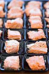 Image showing Salmon appetizers