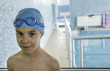 Image showing Child in swimming pool