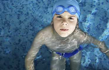 Image showing Child in swimming pool