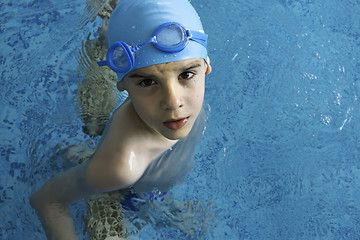 Image showing Child in swimming pool