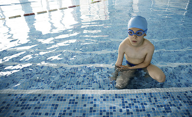 Image showing Child in swimming pool