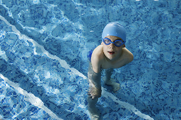 Image showing Child in swimming pool