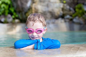 Image showing boy at vacation