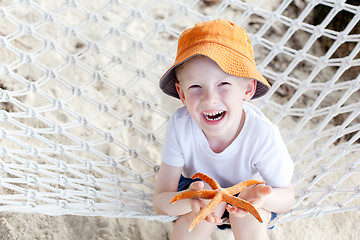 Image showing boy at vacation