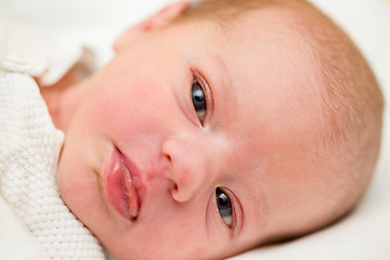 Image showing newborn baby in the hospital