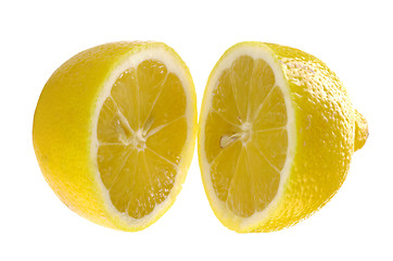 Image showing fresh half lemon