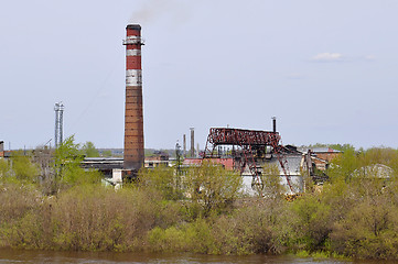 Image showing Plywood combine, Tyumen, Russia.