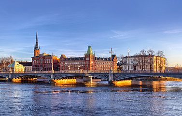 Image showing Scenic panorama of Stockholm