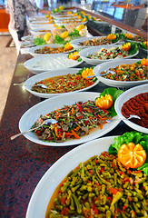 Image showing Buffet table 