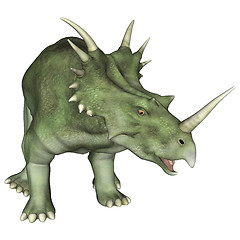 Image showing Aggressive Dinosaur Styracosaurus