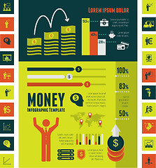 Image showing Business Infographic Template.