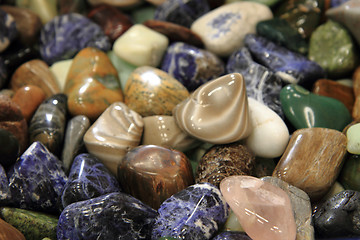 Image showing natural color gems background 