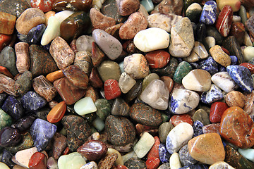 Image showing natural color gems background 