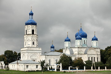 Image showing stars on blue church domes